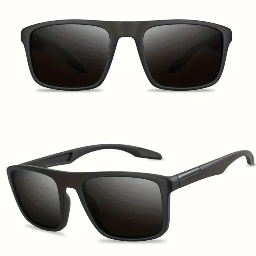 Polarized Sunglasses Men Outdoor Sports Driving Fishing Trendy Shades Square New